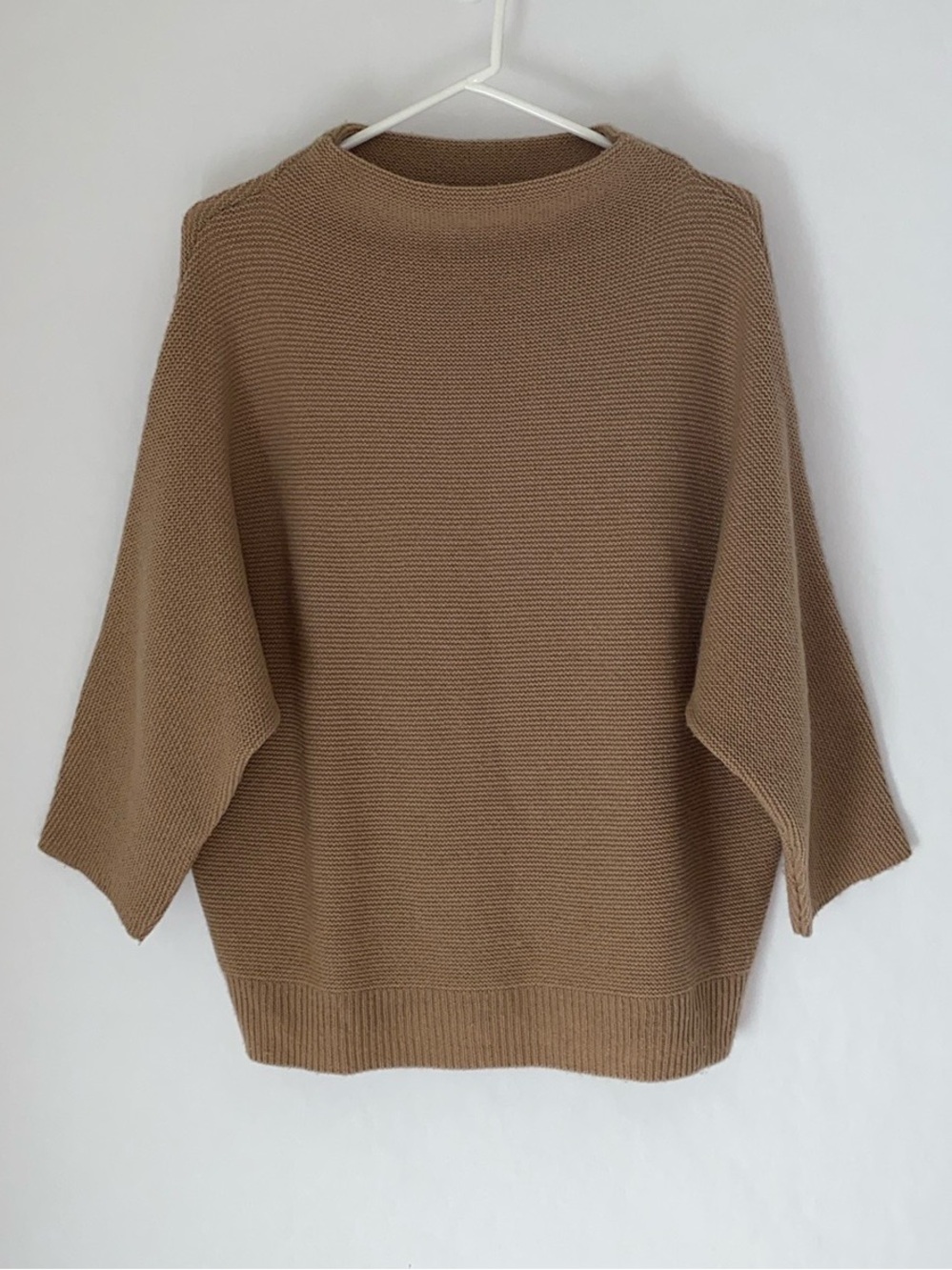 The Reset R Label Funnel Neck Sweater in Toffee